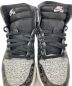 NIKE (ナイキ) スニーカー　AIR JORDAN 1 RETRO HIGH OG REBELLIONAIRE（エアジョーダン1レトロハイOGリベリオネア） グレー×ブラック サイズ:27.5：18000円