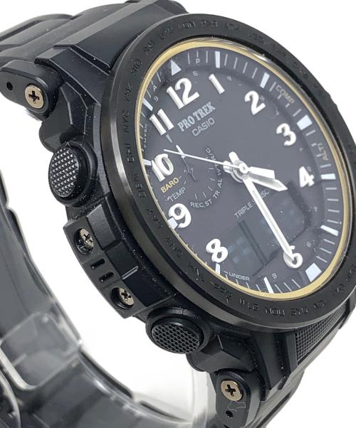 CASIO（カシオ）CASIO (カシオ) 腕時計 デジタルウォッチ PRO TREK(プロトレック) CLIMBER LINE(クライマーライン) ブラック サイズ:実寸サイズにてご確認ください。の古着・服飾アイテム