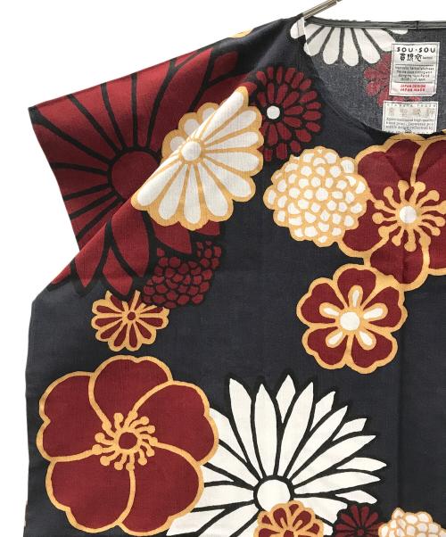 SOU・SOU（ソウソウ）SOU・SOU (ソウソウ) ワンピース　金襴緞子 ブラック サイズ:FREEの古着・服飾アイテム