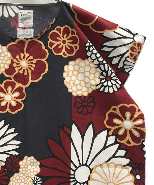 SOU・SOU（ソウソウ）SOU・SOU (ソウソウ) ワンピース　金襴緞子 ブラック サイズ:FREEの古着・服飾アイテム