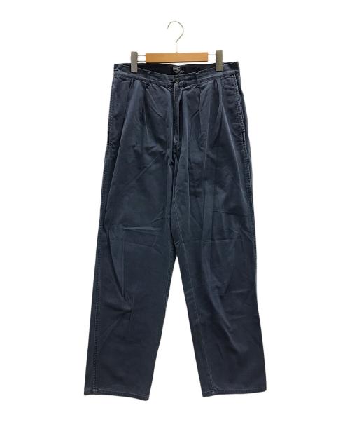 POLO RALPH LAUREN（ポロ・ラルフローレン）POLO RALPH LAUREN (ポロ・ラルフローレン) チノパンツ 90sツータックパンツ ネイビー サイズ:W33 L34の古着・服飾アイテム