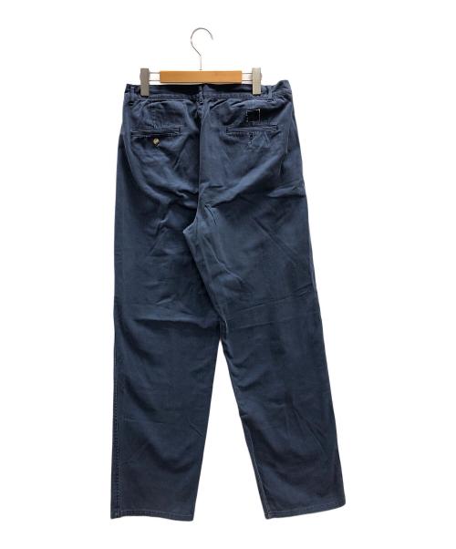 POLO RALPH LAUREN（ポロ・ラルフローレン）POLO RALPH LAUREN (ポロ・ラルフローレン) チノパンツ 90sツータックパンツ ネイビー サイズ:W33 L34の古着・服飾アイテム