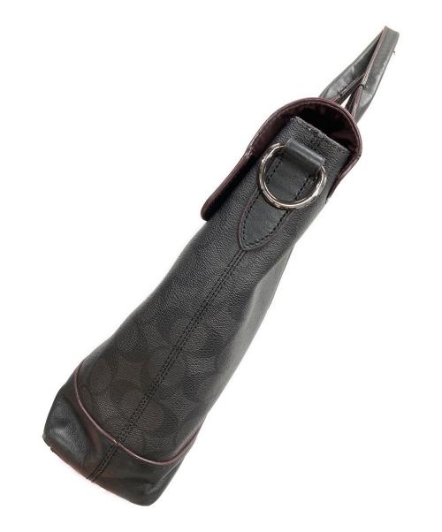 COACH（コーチ）COACH (コーチ) 2WAYバッグ ハンドバッグ ショルダーバッグ シグネチャー ハミルトン ポートフォリオ ブリーフ ブラック サイズ:実寸サイズにてご確認ください。の古着・服飾アイテム