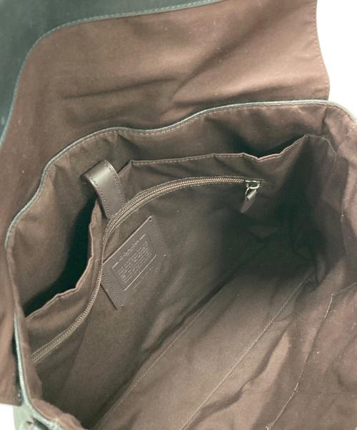 COACH（コーチ）COACH (コーチ) 2WAYバッグ ハンドバッグ ショルダーバッグ シグネチャー ハミルトン ポートフォリオ ブリーフ ブラック サイズ:実寸サイズにてご確認ください。の古着・服飾アイテム