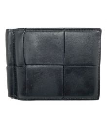 BOTTEGA VENETA（ボッテガベネタ）の古着「クリップ付２つ折り財布」｜ブラック