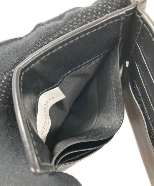 BOTTEGA VENETA（ボッテガベネタ）BOTTEGA VENETA (ボッテガベネタ) クリップ付２つ折り財布 ブラック サイズ:実寸サイズをご確認ください。の古着・服飾アイテム