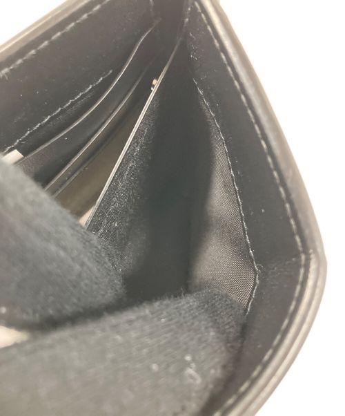 BOTTEGA VENETA（ボッテガベネタ）BOTTEGA VENETA (ボッテガベネタ) クリップ付２つ折り財布 ブラック サイズ:実寸サイズをご確認ください。の古着・服飾アイテム
