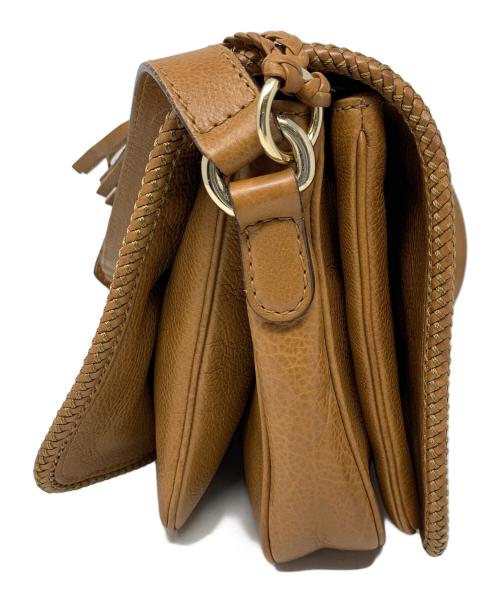 GUCCI（グッチ）GUCCI (グッチ) マラケシュ ショルダーバッグ キャメル サイズ:実寸サイズにてご確認ください。の古着・服飾アイテム