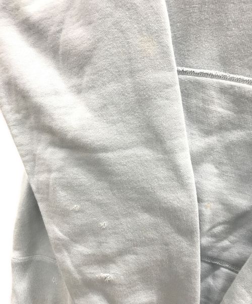 SAINT MICHAEL（セントマイケル）SAINT MICHAEL (セントマイケル) プルオーバーパーカー HOODIE angel（フーディー エンジェル） ブルー サイズ:Lの古着・服飾アイテム