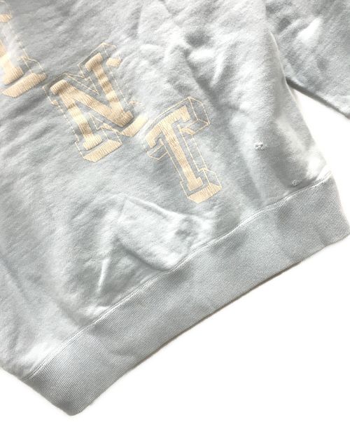 SAINT MICHAEL（セントマイケル）SAINT MICHAEL (セントマイケル) プルオーバーパーカー HOODIE angel（フーディー エンジェル） ブルー サイズ:Lの古着・服飾アイテム