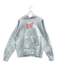 SAINT MICHAEL（セントマイケル）の古着「プルオーバーパーカー HOODIE LOGO BLUEパーカー (フーディー ロゴ ブルー)」｜ブルー
