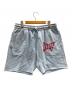 SAINT MICHAEL（セントマイケル）の古着「ハーフパンツ SWEAT SHORTS LOGO（スウェット ショーツ ロゴ）」｜ブルー