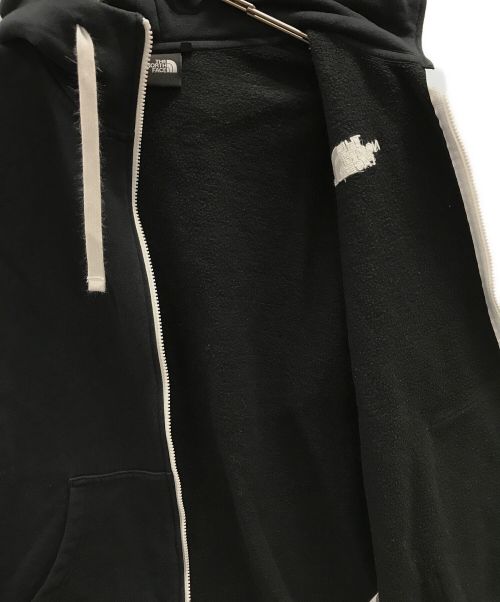 THE NORTH FACE（ザ ノース フェイス）THE NORTH FACE (ザ ノース フェイス) ジップパーカー リアビュー フルジップ フーディ ブラック サイズ:Lの古着・服飾アイテム