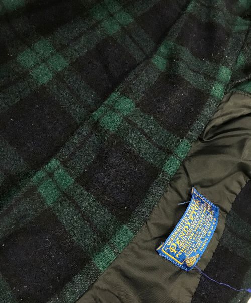 PENDLETON（ペンドルトン）PENDLETON (ペンドルトン) 70s ウールシャツ グリーン サイズ:Mの古着・服飾アイテム