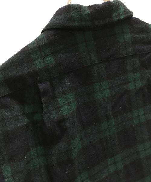 PENDLETON（ペンドルトン）PENDLETON (ペンドルトン) 70s ウールシャツ グリーン サイズ:Mの古着・服飾アイテム
