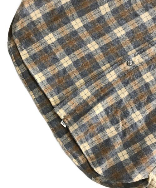 PENDLETON（ペンドルトン）PENDLETON (ペンドルトン) 70s ウールシャツ ベージュ×ブルー系 サイズ:XLの古着・服飾アイテム