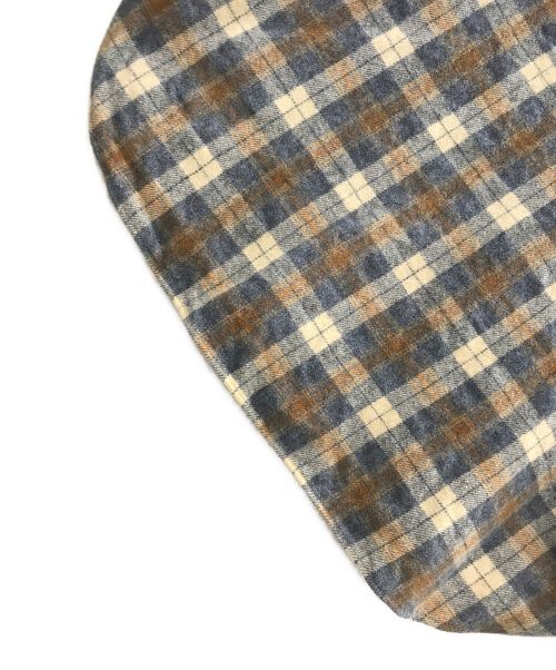 PENDLETON（ペンドルトン）PENDLETON (ペンドルトン) 70s ウールシャツ ベージュ×ブルー系 サイズ:XLの古着・服飾アイテム