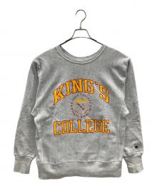Champion REVERSE WEAVE（チャンピオン リバース ウィーブ）の古着「ヴィンテージスウェット KING'S COLLEGE（キングス カレッジ）」｜グレー