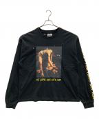 SOMEITサミット）の古着「ロングスリーブカットソー DAVID LS VINTAGE TEE（デイヴィッド エルエス ヴィンテージ ティー）」｜ブラック