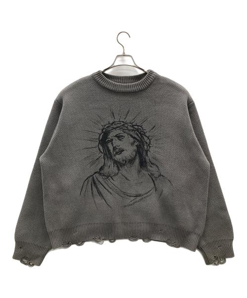 SOMEIT（サミット）SOMEIT (サミット) J.X VINTAGE KNIT（ジェーエックスヴィンテージニット） グレー サイズ:実寸サイズにてご確認ください。の古着・服飾アイテム