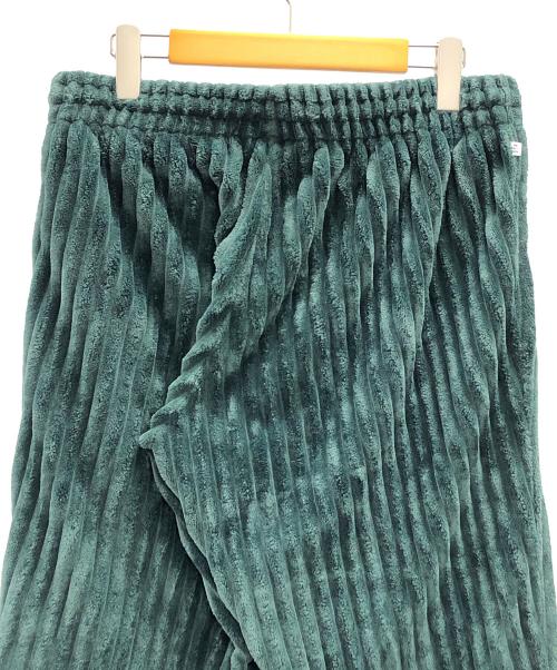 adidas（アディダス）adidas (アディダス) ベロアトラックパンツ  コンテンポ 3D グリーン サイズ:XLの古着・服飾アイテム