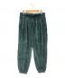 adidas（アディダス）の古着「ベロアトラックパンツ  コンテンポ 3D」｜グリーン