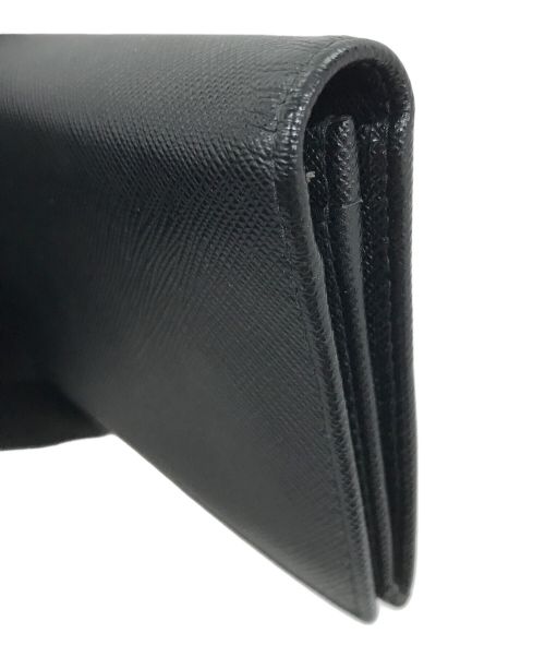 PRADA（プラダ）PRADA (プラダ) 長財布 サフィアーノ ブラック サイズ:実寸サイズにてご確認ください。の古着・服飾アイテム