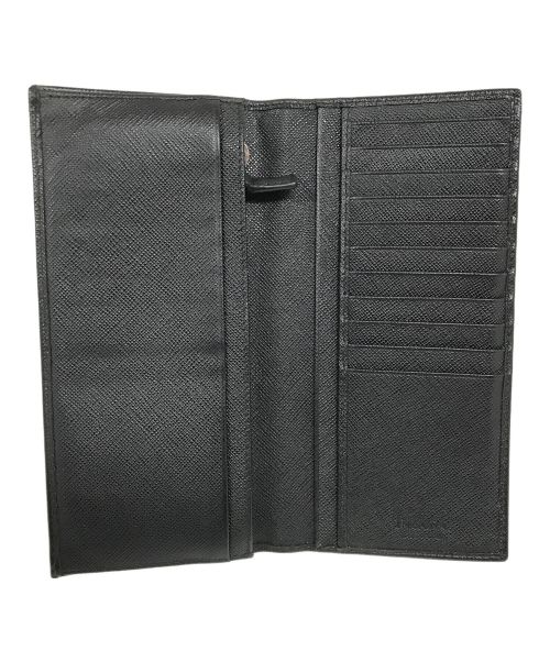 PRADA（プラダ）PRADA (プラダ) 長財布 サフィアーノ ブラック サイズ:実寸サイズにてご確認ください。の古着・服飾アイテム