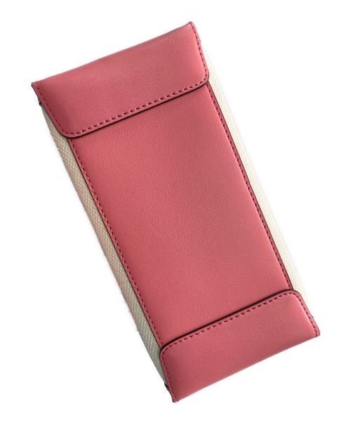 MICHAEL KORS（マイケル・コース）MICHAEL KORS (マイケルコース) 2WAYバッグ ハンドバッグ ショルダーバッグ マーサー ミディアム ロゴエンボス コットンキャンバス クロスボディバッグ ショルダーバッグ ピンク サイズ:実寸サイズにてご確認ください。の古着・服飾アイテム