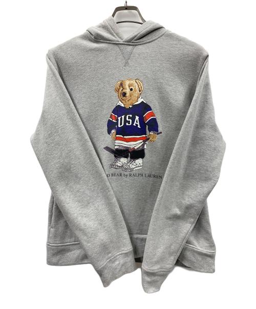 POLO RALPH LAUREN（ポロ・ラルフローレン）POLO RALPH LAUREN (ポロ・ラルフローレン) パーカー  POLO BEAR（ポロベア） グレー サイズ:実寸サイズにてご確認ください。の古着・服飾アイテム