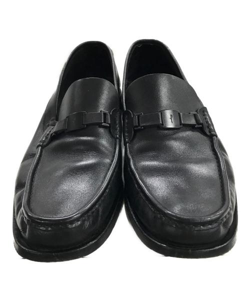 Salvatore Ferragamo（サルヴァトーレ フェラガモ）Salvatore Ferragamo (サルヴァトーレ フェラガモ) ローファー ブラック サイズ:26の古着・服飾アイテム