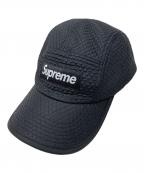 SUPREMEシュプリーム）の古着「キャップ Jacquard Quilt Camp Cap（ジャガード キルト キャンプ キャップ）」｜ブラック