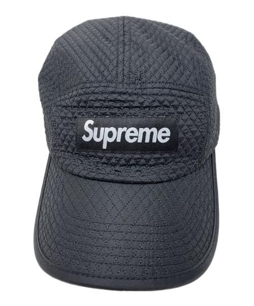 SUPREME（シュプリーム）SUPREME (シュプリーム) キャップ Jacquard Quilt Camp Cap（ジャガード キルト キャンプ キャップ） ブラック サイズ:実寸サイズにてご確認ください。の古着・服飾アイテム