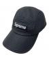 SUPREME（シュプリーム）の古着「キャップ Jacquard Quilt Camp Cap（ジャガード キルト キャンプ キャップ）」｜ブラック