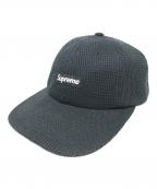 SUPREMEシュプリーム）の古着「キャップ Waffle Small Box 6-Panel(ポーラテック ワッフル スモールボックス 6パネル)」｜ブラック