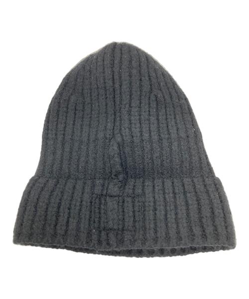 MONCLER（モンクレール）MONCLER (モンクレール) ニット帽 ブラック サイズ:実寸サイズにてご確認ください。の古着・服飾アイテム