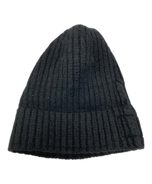 MONCLER（モンクレール）MONCLER (モンクレール) ニット帽 ブラック サイズ:実寸サイズにてご確認ください。の古着・服飾アイテム
