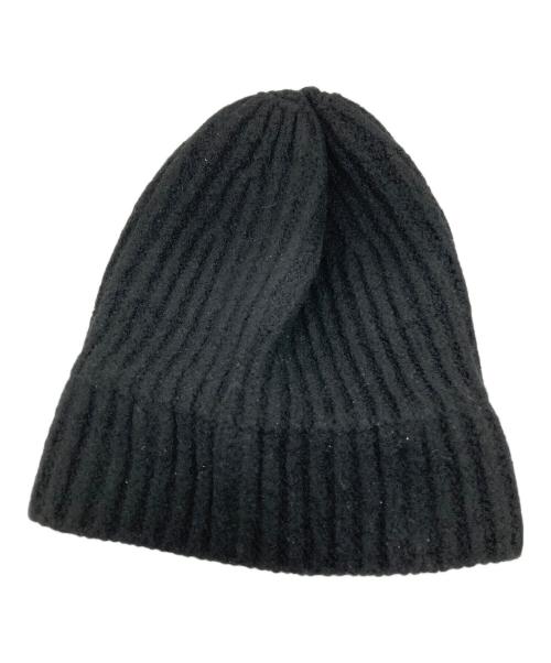 MONCLER（モンクレール）MONCLER (モンクレール) ニット帽 ブラック サイズ:実寸サイズにてご確認ください。の古着・服飾アイテム