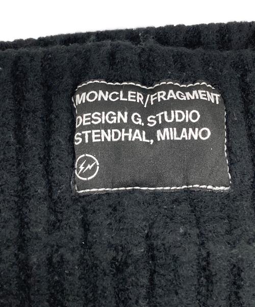 MONCLER（モンクレール）MONCLER (モンクレール) ニット帽 ブラック サイズ:実寸サイズにてご確認ください。の古着・服飾アイテム