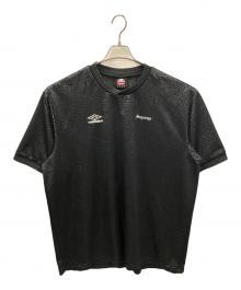 SUPREME×UMBRO（シュプリーム×アンブロ）の古着「サッカーシャツ」｜ブラック