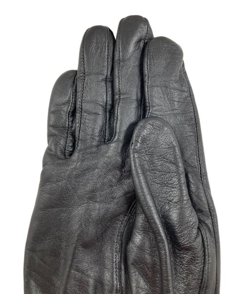 wjk（ダブルジェイケー）wjk (ダブルジェイケー) レザーグローブ ブラック サイズ:Fの古着・服飾アイテム
