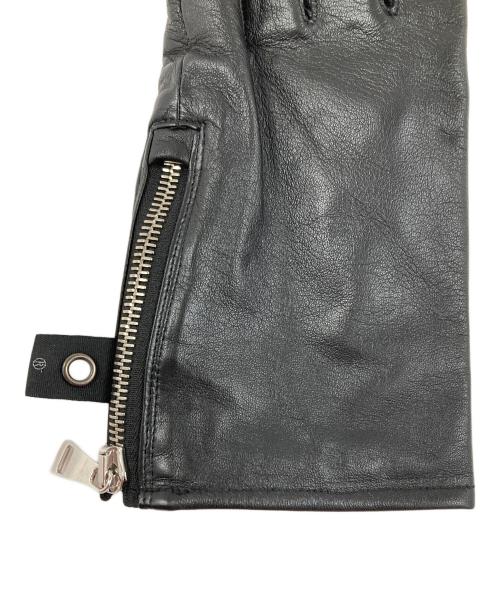 wjk（ダブルジェイケー）wjk (ダブルジェイケー) レザーグローブ ブラック サイズ:Fの古着・服飾アイテム