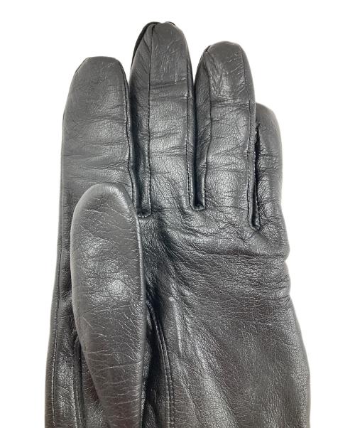 wjk（ダブルジェイケー）wjk (ダブルジェイケー) レザーグローブ ブラック サイズ:Fの古着・服飾アイテム