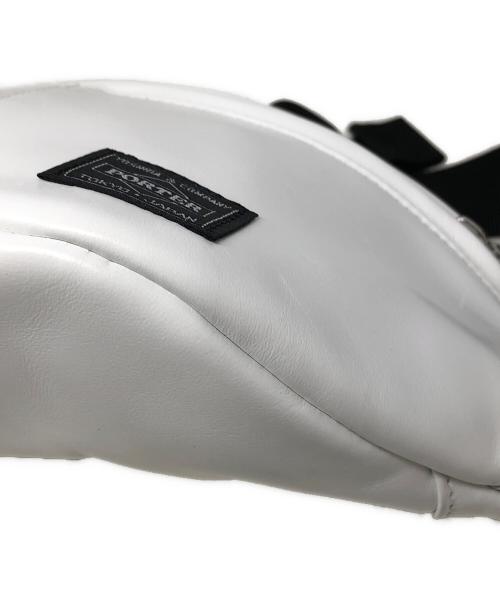 PORTER（ポーター）PORTER (ポーター) Lewis Leathers (ルイスレザース) ウエストバッグ ホワイト サイズ:実寸サイズにてご確認ください。の古着・服飾アイテム