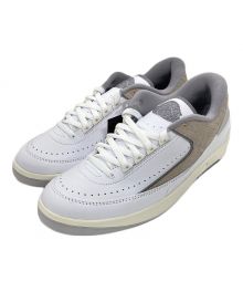 NIKE（ナイキ）の古着「スニーカー AIR JORDAN 2 RETRO LOW（エアジョーダン2レトロロー）」｜ベージュ×ホワイト