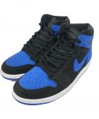 NIKEナイキ）の古着「スニーカー AIR JORDAN 1 RETRO HIGH OG (エア ジョーダン 1 レトロ ハイ OG )」｜ブルー×ブラック