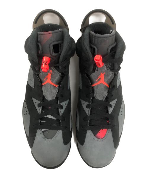 NIKE（ナイキ）NIKE (ナイキ) Paris Saint-Germain (パリサンジェルマン) スニーカー AIR JORDAN 6 RETRO INFRARED(エアジョーダン6 レトロ インフラレッド) ブラック×グレー サイズ:28.5の古着・服飾アイテム
