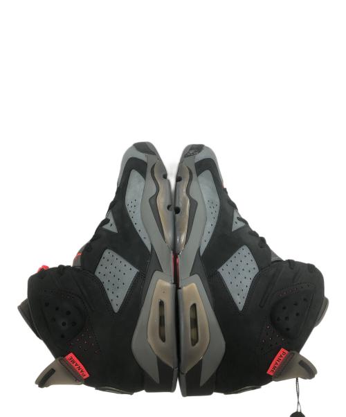 NIKE（ナイキ）NIKE (ナイキ) Paris Saint-Germain (パリサンジェルマン) スニーカー AIR JORDAN 6 RETRO INFRARED(エアジョーダン6 レトロ インフラレッド) ブラック×グレー サイズ:28.5の古着・服飾アイテム