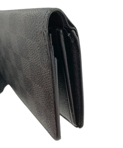 LOUIS VUITTON（ルイ ヴィトン）LOUIS VUITTON (ルイ ヴィトン) 長財布 ダミエ・グラフィット ポルトフォイユ ブラザ ブラック サイズ:実寸サイズをご確認ください。の古着・服飾アイテム