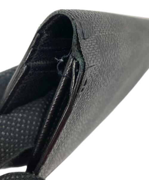 LOUIS VUITTON（ルイ ヴィトン）LOUIS VUITTON (ルイ ヴィトン) 長財布 ダミエ・グラフィット ポルトフォイユ ブラザ ブラック サイズ:実寸サイズをご確認ください。の古着・服飾アイテム